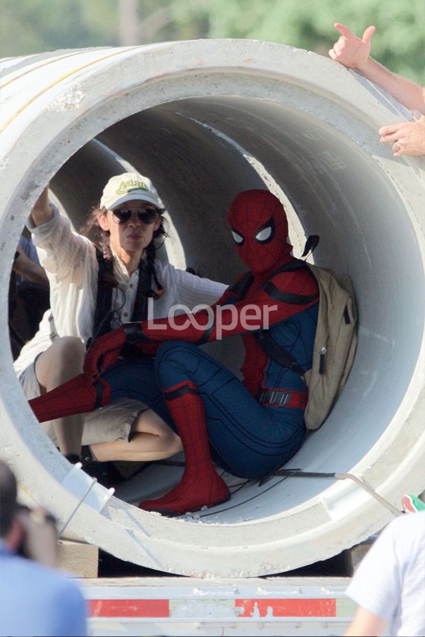 Spider-Man: Homecoming setinden ilk görüntüler geldi