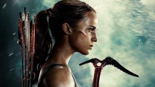 Tomb Raider film posterinde buz çekicine de yer verilmiş