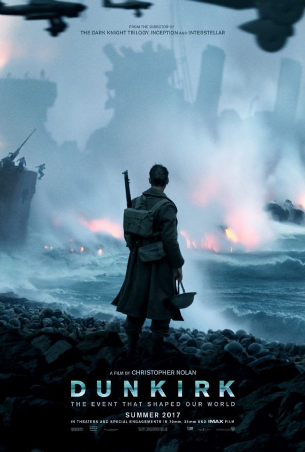 Christopher Nolan'ın yeni filmi Dunkirk'ten ilk poster geldi