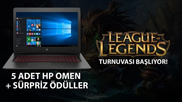 HP Omen Ödüllü League of Legends Turnuvamız Başlıyor!