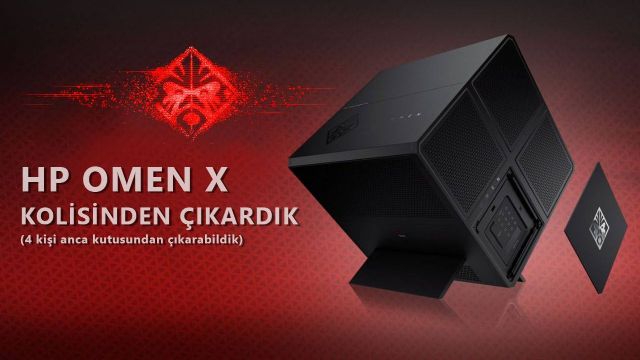 HP Omen X'i kolisinden çıkarıyoruz!