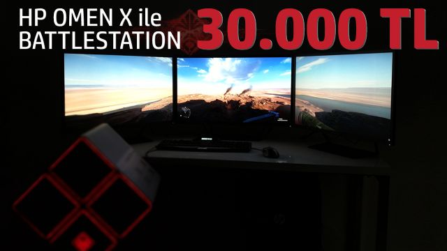 HP Omen X ile 30.000 TL'lik BATTLESTATION Kurduk
