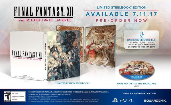 Final Fantasy XII'nin özel sürüm içerikleri belli oldu