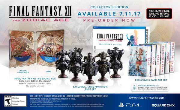 Final Fantasy XII'nin özel sürüm içerikleri belli oldu