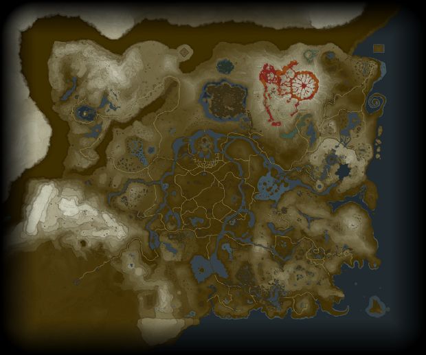 Zelda: Breath of the Wild'ın devasa haritası ortaya çıktı