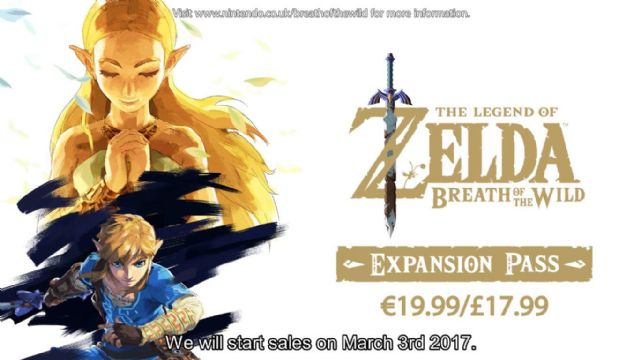 The Legend of Zelda: Breath of the Wild'ın yeni DLC'leri duyuruldu