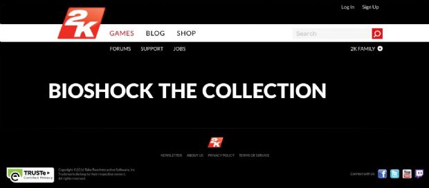 Bioshock Collection bu sefer 2K sitesinde ortaya çıktı