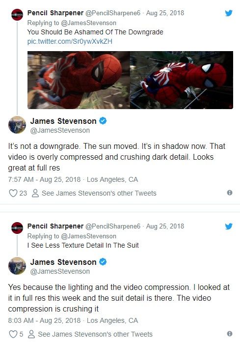 PS4'e özel olan Spider - Man'in grafikleri düşürüldü mü?