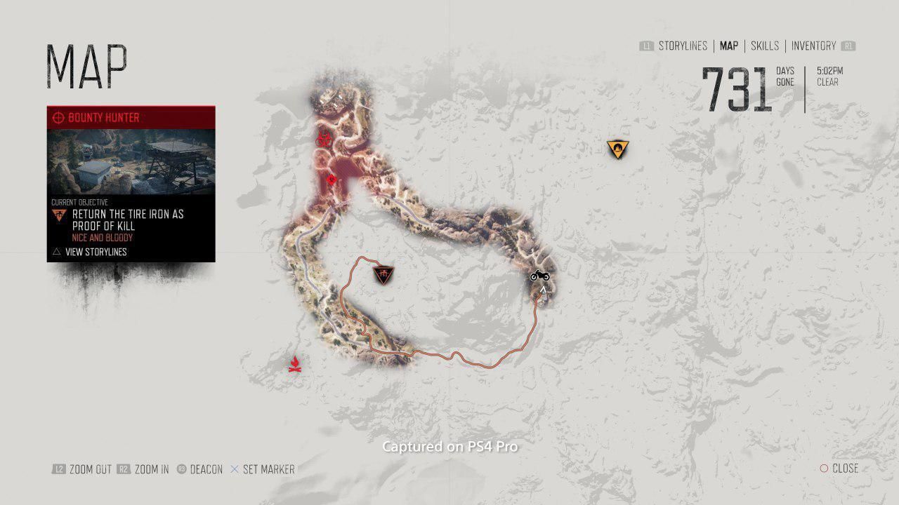 PS4'ün yeni oyunu Days Gone'ın açık dünya haritası belli oldu