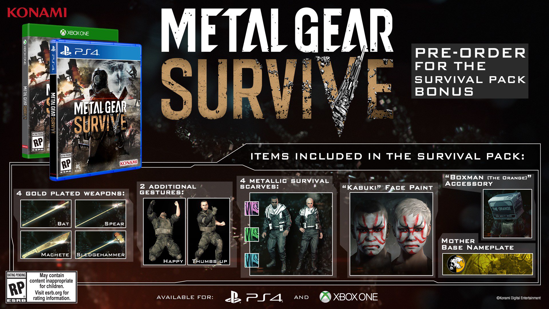 Metal Gear Survive'ın çıkış tarihi açıklandı