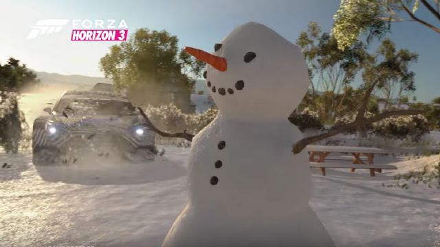 Forza Horizon 3'ün Karlı Dağları için çıkış videosu geldi