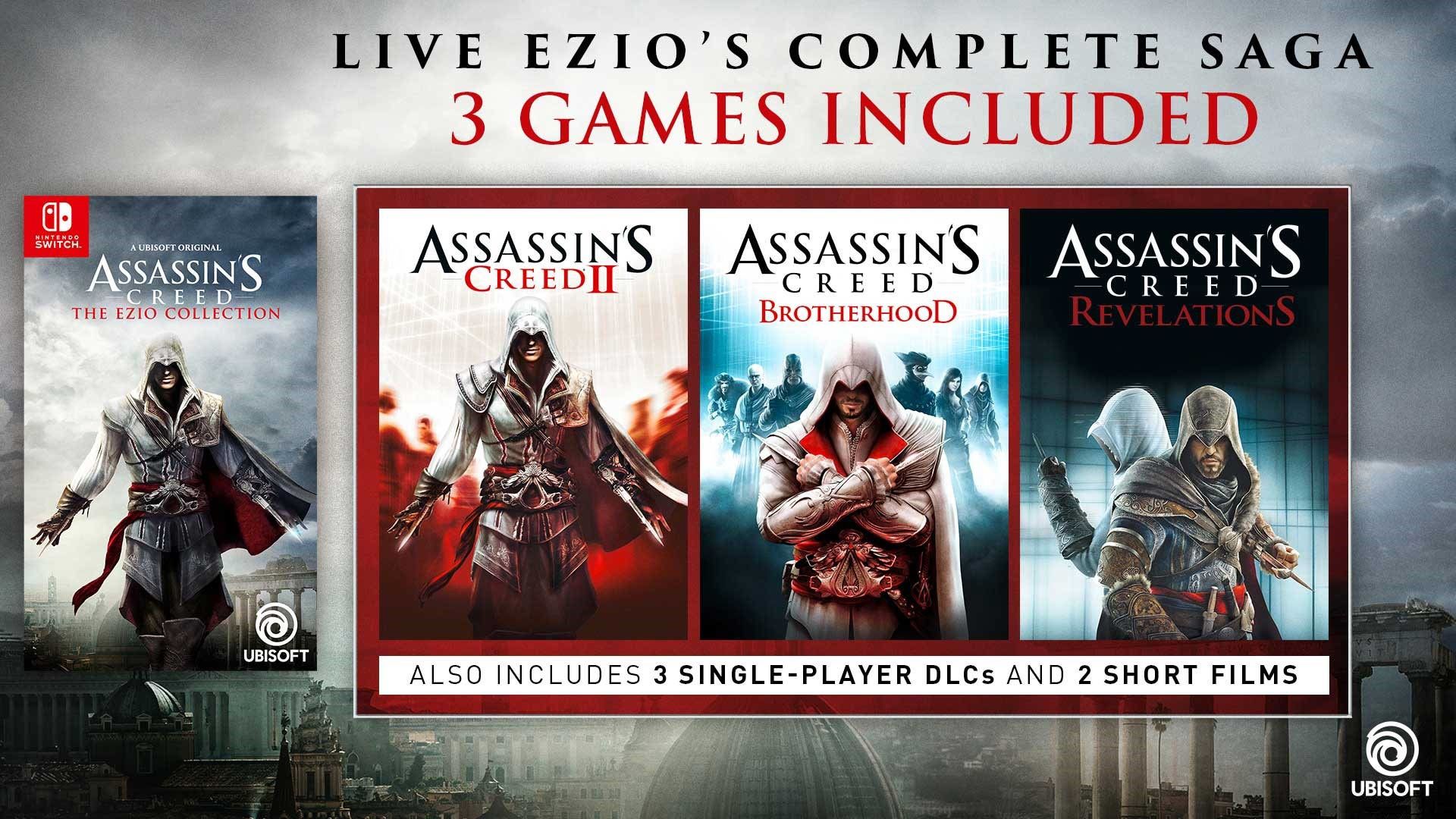Assassin’s Creed: The Ezio Collection, Switch için çıktı