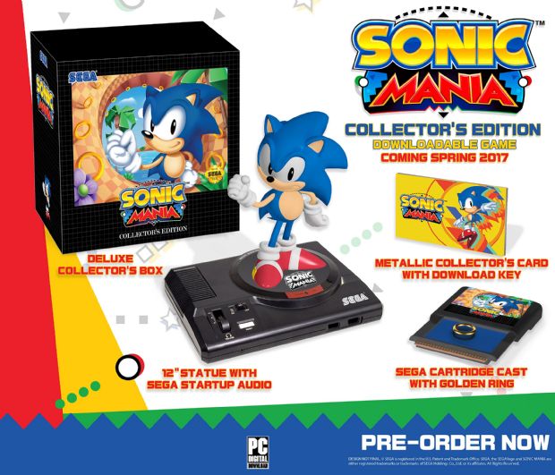Sonic Mania'nın Koleksiyoncu Sürümü harika görünüyor