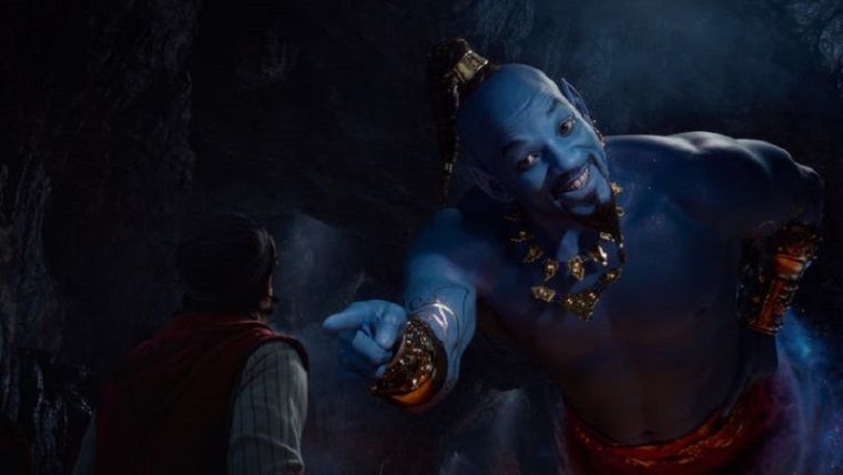 Aladdin filminin yeni videosunda Cin yüzünü gösterdi