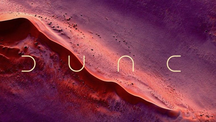 Zengin kadrolu Dune filminin sade logosu dikkat çekmeyi başardı