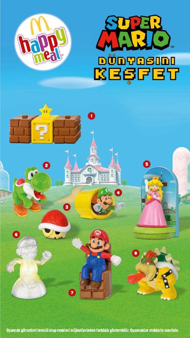McDonald’s bir kez daha Super Mario figürleri veriyor