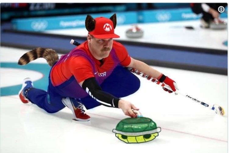 Kış Olimpiyatları'nda Super Mario'ya benzeyen bir sporcu var