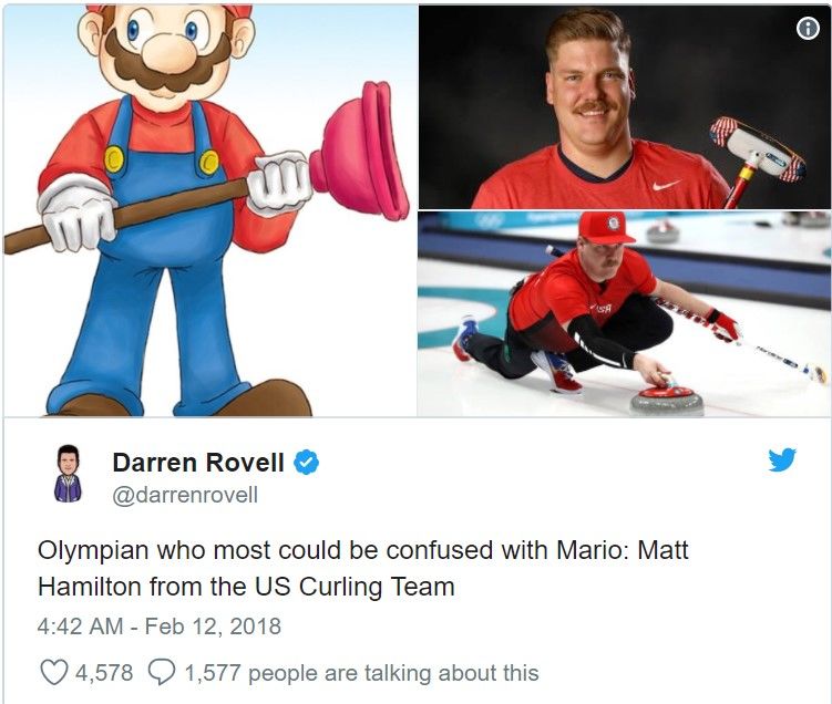 Kış Olimpiyatları'nda Super Mario'ya benzeyen bir sporcu var