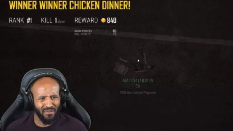 Eski UFC şampiyonu Pubg'de 1.oldu, kendi bile inanamadı