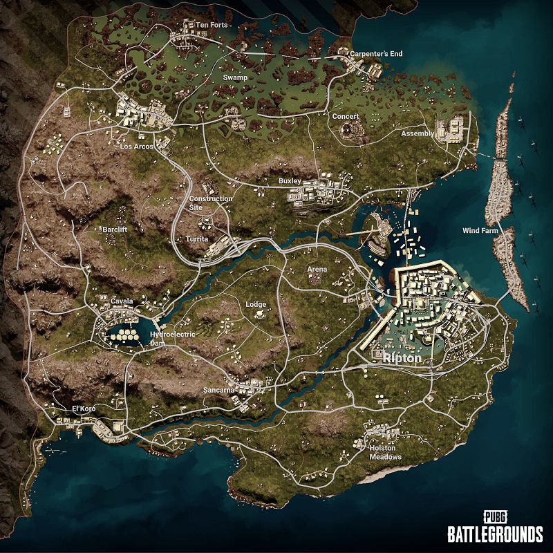 PUBG'nin yeni haritası Deston kocaman bir şehre sahip