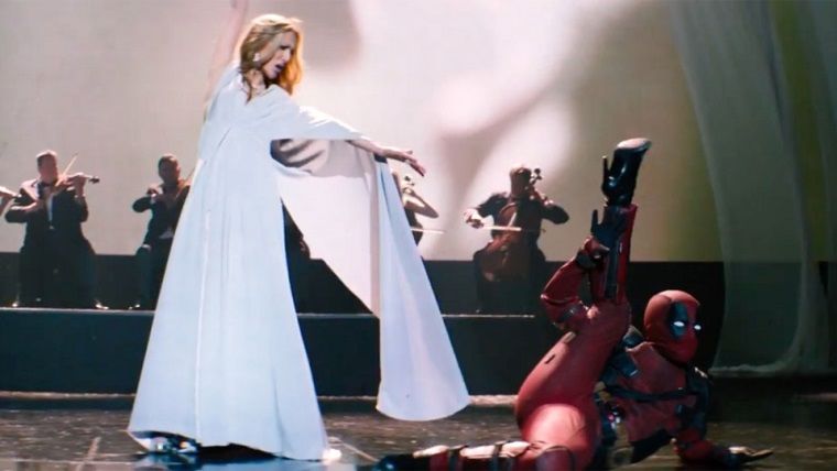 Deadpool bu sefer de ünlü şarkıcı Celine Dion'un klibini bastı