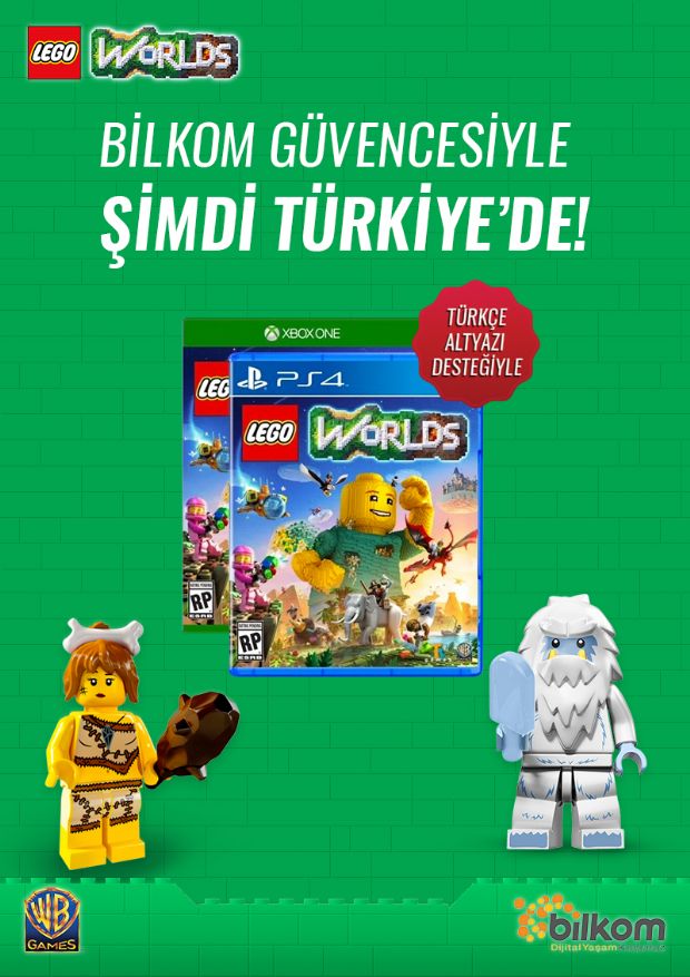 LEGO Worlds, Türkçe altyazılı olarak geliyor