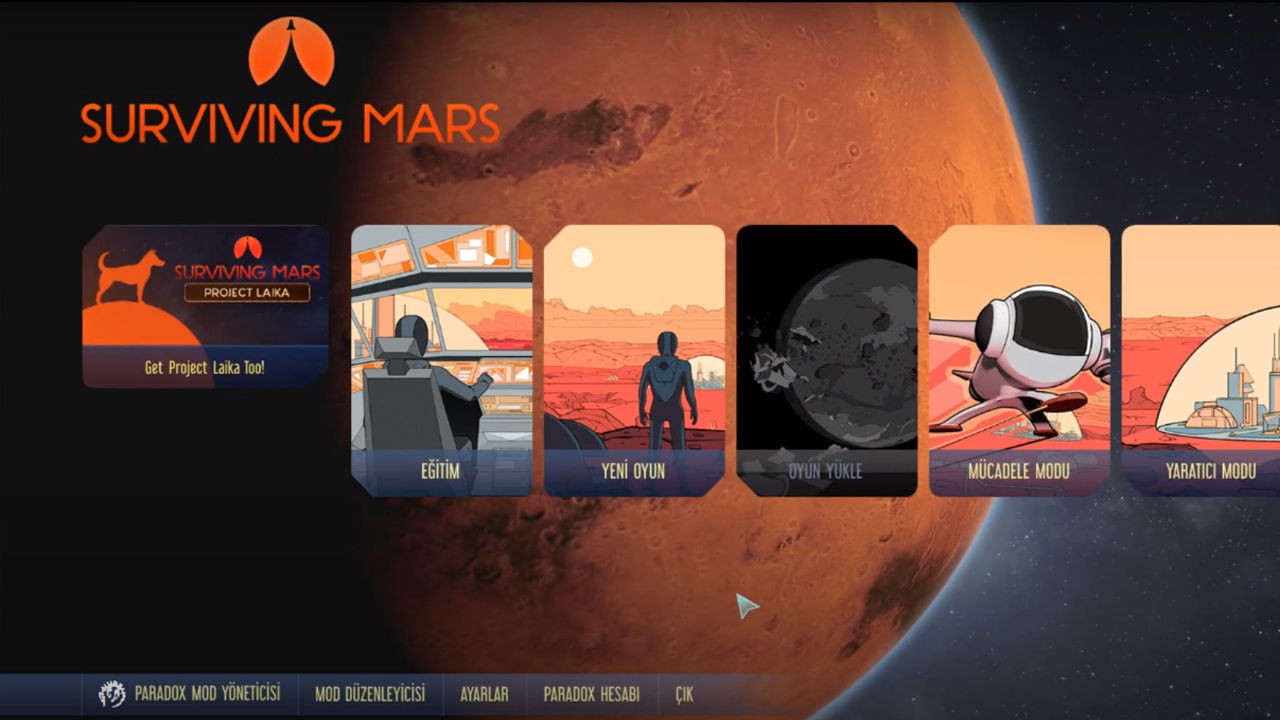 Surviving Mars Türkçe yama