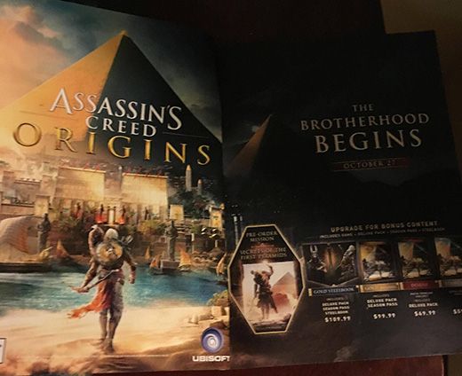 Assassin's Creed: Origins'in şimdi de çıkış tarihi ve yeni detayları sızdı