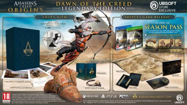 Assassin's Creed: Origins'in özel koleksiyon sürümü sizce ne kadar?