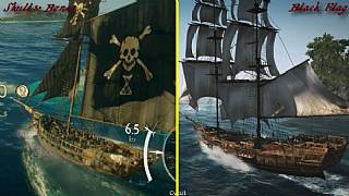 Skulls & Bones'un Black Flag ile grafik karşılaştırması