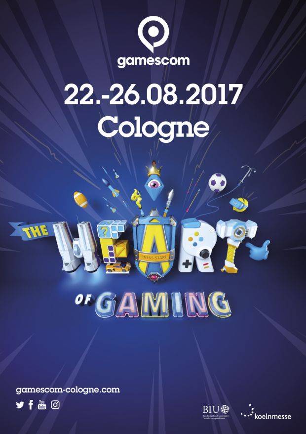 Gamescom 2017 için geri sayım başladı