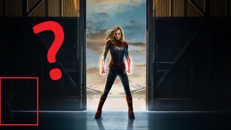 Captain Marvel posterindeki kediyi fark ettiniz mi?