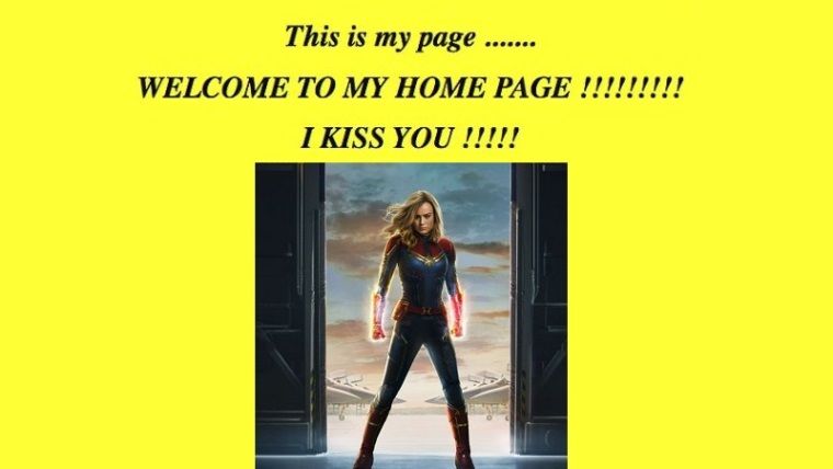 Captain Marvel'ın internet sitesi tek kelime ile muhteşem!