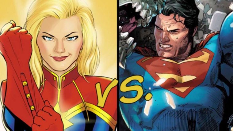 MCU'nun yeni karakteri Captain Marvel, Superman'i dövebilir mi?