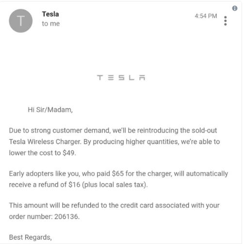 Tesla, kablosuz akıllı telefon şarj cihazını tekrar piyasaya sürecek!