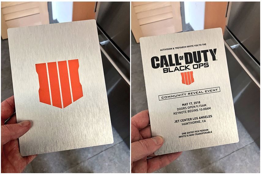 CoD: Black Ops 4'ün ilk gösterimi için geri sayım başladı