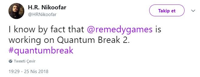 Remedy ekibi, Quantum Break 2 üzerinde çalışıyor olabilir