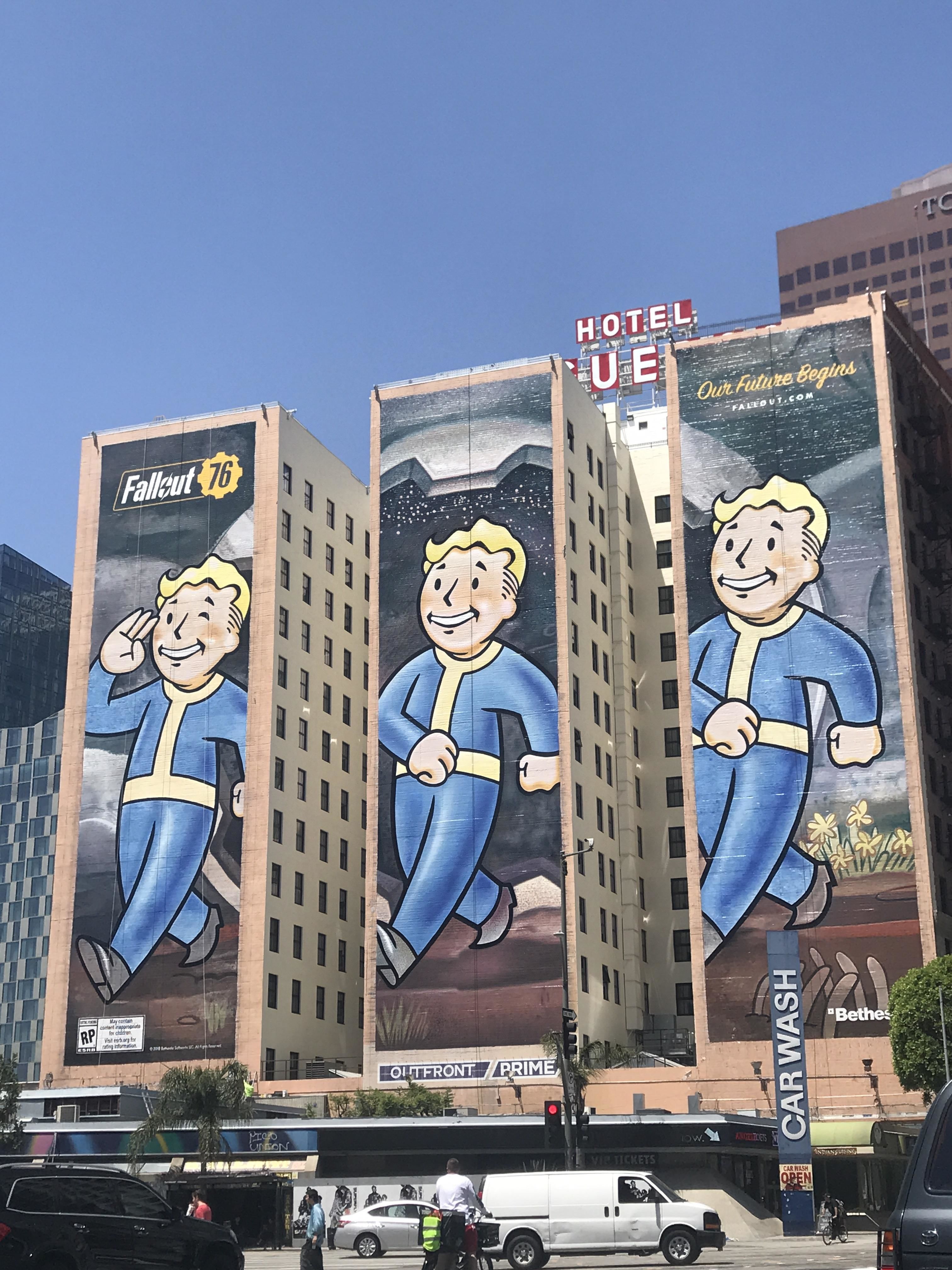 E3 2018 fuarı için devasa bir Fallout 76 posteri yayınlandı