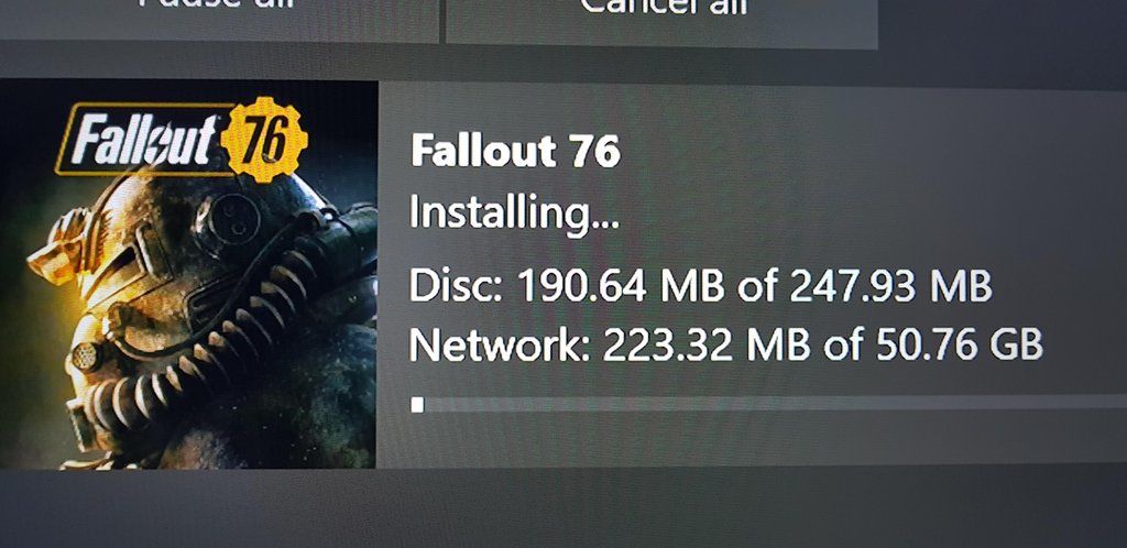 Fallout 76'nın kutulu sürümünde oyunun boyutu sadece 247 MB!