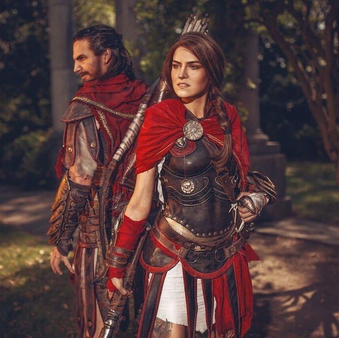 Assassin's Creed Odyssey Kassandra Cosplay'i muazzam görünüyor