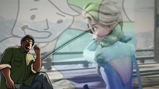 Elsa ve Big Smoke, ölümcül bir kılıç dövüşünde karşı karşıya geldi