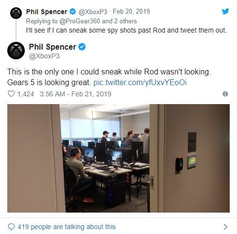 Xbox One'ın patronu Gears 5'i övdü: 'Mükemmel görünüyor!'