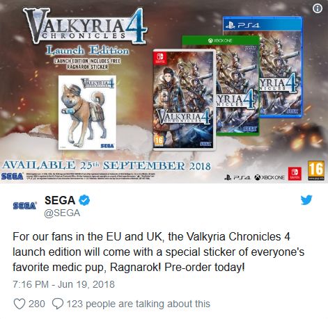 Valkyria Chronicles 4, 25 Eylül tarihinde piyasada yerini alıyor