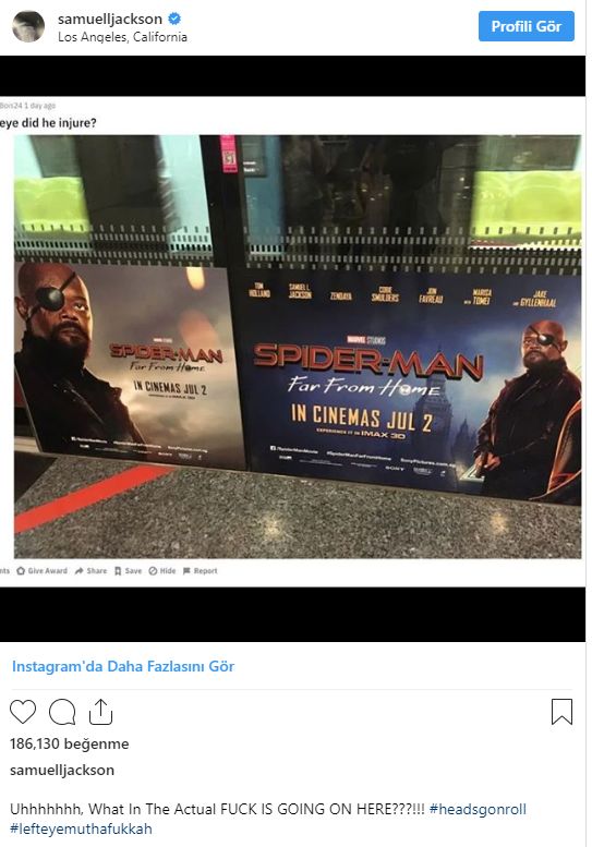 Spiderman: Far From Home posterlerinde komik hata