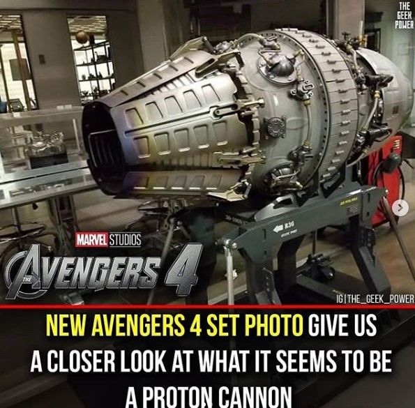 Avengers 4 setinden Iron Man'in devasa silahı sızdırıldı