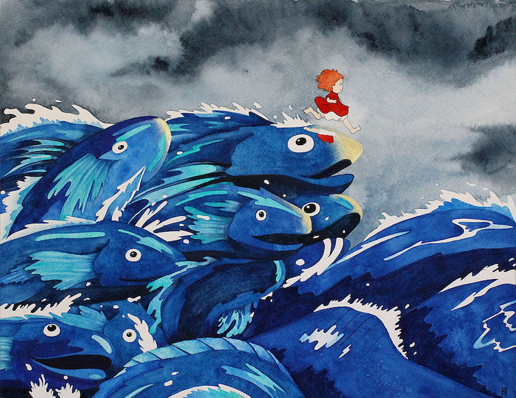 Miyazaki'nin eserleri resim sanatçılarına ilham kaynağı oldu