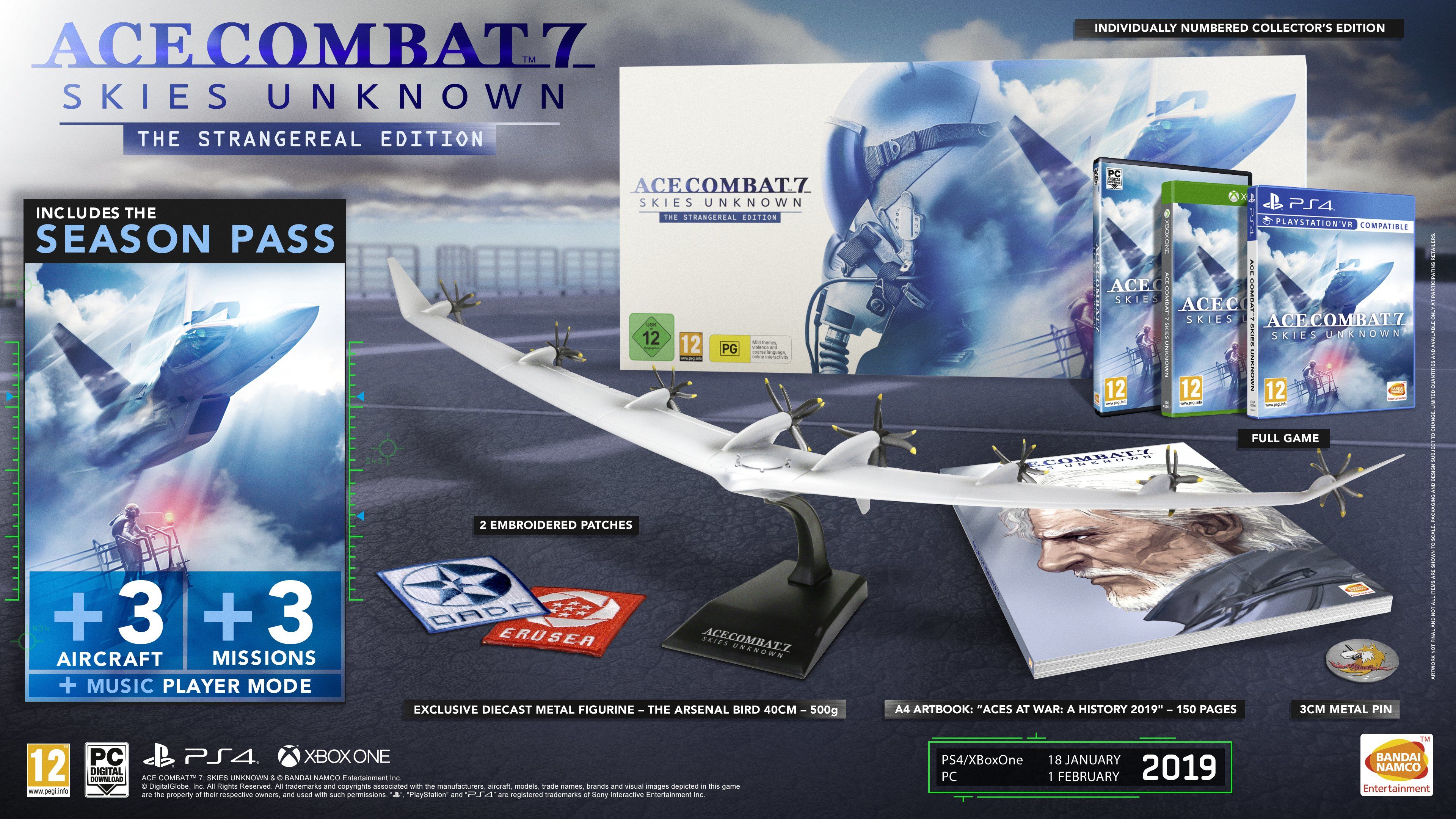 Ace Combat 7: Skies Unknown collector's edition duyuruldu