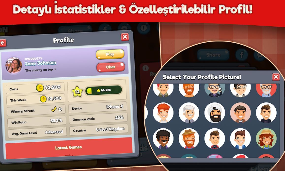 Bu tavla oyunu bağımlılık yapıyor: Backgammon Stars