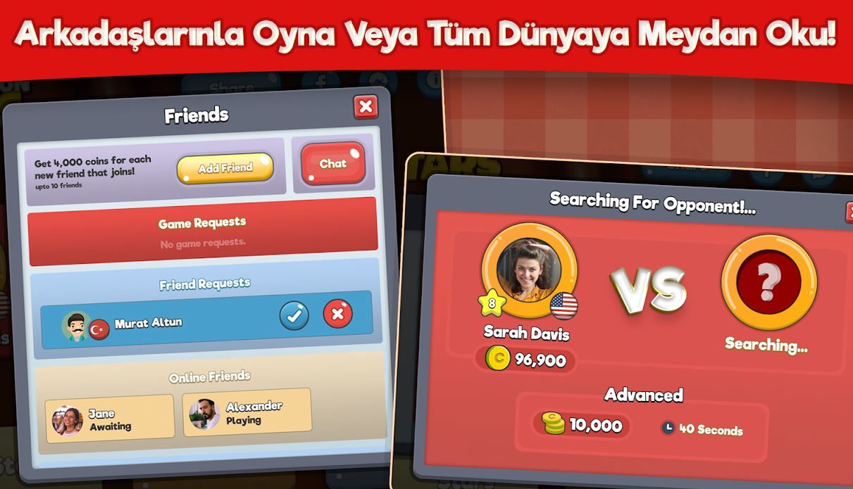 Bu tavla oyunu bağımlılık yapıyor: Backgammon Stars