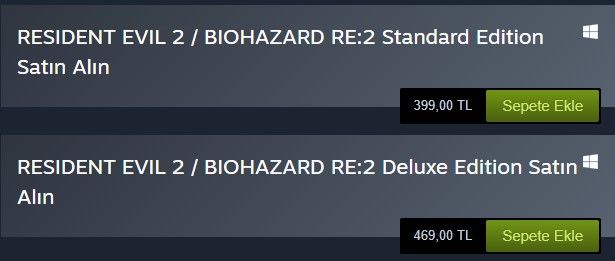 Resident Evil 2 Remake'in PC sürümünde şaşırtıcı fiyat artışı